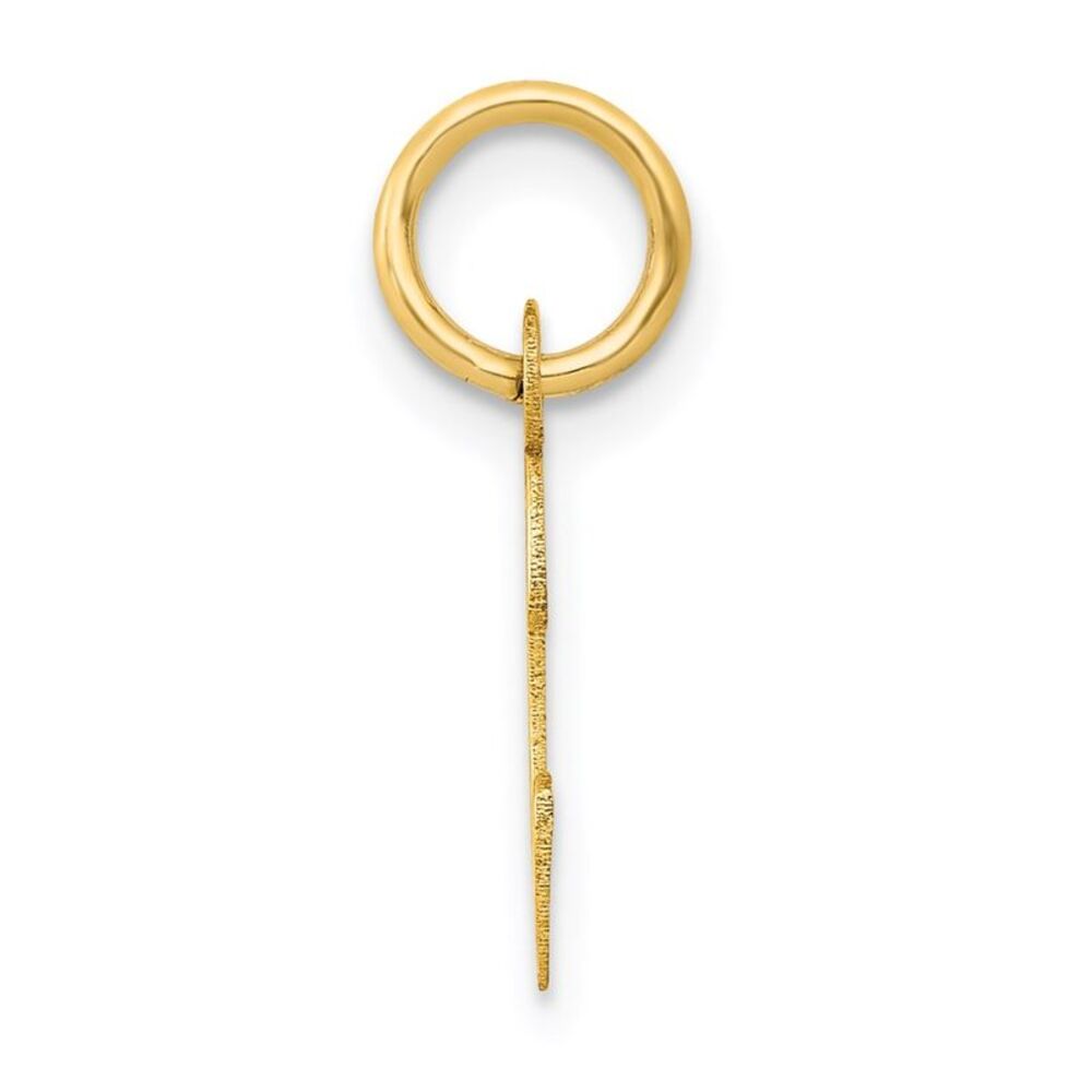 Kazi Luxury 14k Yellow Gold Small Slanted Block L… - image 2